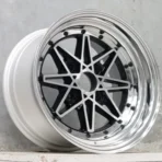14/15/16inch Alloy Wheel Rim Car Wheel Rim 4*100/114.3 Black Plished Lip Gold Rines Aftermarket Auto Parts - Image 3