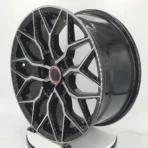 15 Inch 17 Inch 20 Inch 5 Hole 5X120 5X114.3 Aftermarket Car Alloy Wheels Oy17199 Black Machine Matt Black Casting Wheels - Image 3