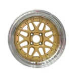 15inch 4*100*108 Top Sale Gold Rim Wheel for Passenger Aftermarket Car - Image 2