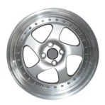 16/17/18inch PCD 5*100/112/114.3 Silver Polished Lip with Gold Rivets Deep Concave Jdmstyle Wheel Rims Sport Wheel Racing Wheels Rines Mag Wheels - Image 2