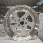 16/17/18inch PCD 5*100/112/114.3 Silver Polished Lip with Gold Rivets Deep Concave Jdmstyle Wheel Rims Sport Wheel Racing Wheels Rines Mag Wheels - Image 4