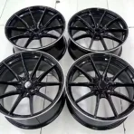16 17 Inch 5X114.3 Black Color Alloys Aluminum Car Passenger Rims Wheels for Rays CE28