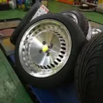 16 17inch 4X100/5X108/112 Rim Silver Polished Concave Cast Coach Wheels - Image 3