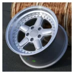 17 18 Inch 5 Holes Silver Color Painting with Rivet Aluminum Alloy Wheel Rims - Image 3
