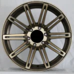 17X7.5 18X8 Replacement Alloy Wheel Rims Black Wheel Oy17072 Aluminum Multi Spoke for Passenger Cars