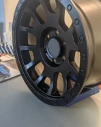 17X9 Offroad Matte Black Alloy Car Wheels 6X139.7 5X127 for SUV 4X4 Durable Rim Fit for Jeep Wrangler Ford Range - Image 4