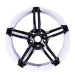 18-19 Inch 5 Holes Popular Design High Performance Black Plus White Lip Car Wheel Rim - Image 2