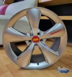 18 19 Inches 5 Holes Black Silver Aluminum Alloy Car Wheel Rim Aftermarket Disk Rine Mag - Image 2