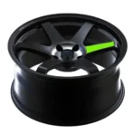 18X8 5X108 Gloss Black Green Tinted Clear-Coat Wheel 43mm Rim for Truck/SUV/Car/Jeep/off Road/Racing - Image 3