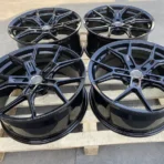 19 20 21 Inch Customized Aluminum Alloy Forged Rims 5X112 5X114.3 5X120 Gloss Black Passenger Car Wheels - Image 4