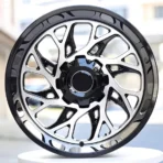 20-24 Inch 4X4 Offroad Aluminum Alloy Wheels Black Milling Chrome - Image 4