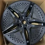 2024 New Design Custom Forged Wheels 19*9.5 PCD5*114.3 Et35-45 Aftermarket Gloss Black Alloy Car Rims - Image 3