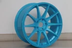 2024 Popular Blue Forged Wheels 15-18 Inch PCD 4*100/4*114.3 Et 40 Aluminum Alloy Passenger Car Wheel Aftermarket Rim - Image 3