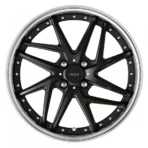 21 22 Inch Gloss Black Forged Wheels with Brushed Aluminum Face for Suvs, PCD 5X112 5X114.3 5X120, Et 30 - Image 2