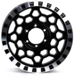 4X4 off Road Car Wheel 5 Holes Black Painting Car Wheel with Beadlock - Image 2