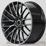 5 Holes Aluminum Alloy Wheel Black Machined Car Wheel Suit for Sedan Car - Image 4