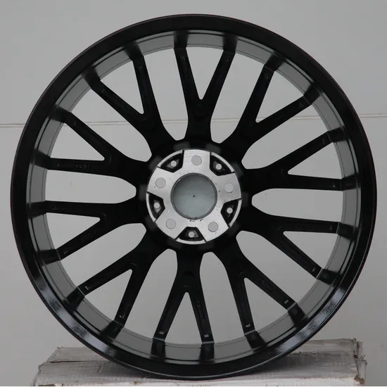 5 Holes Aluminum Alloy Wheel Black Machined Car Wheel Suit for Sedan Car