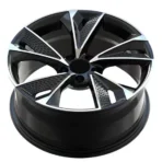 5-Holes Black Painting Replica Aluminum Alloy Passenger Car Wheel