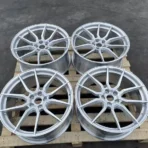 5 Holes Silver Aluminum Alloy Car Wheel Durable Forged Wheel Rims - Image 3