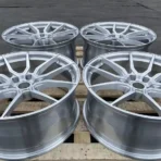 5 Holes Silver Aluminum Alloy Car Wheel Durable Forged Wheel Rims - Image 4