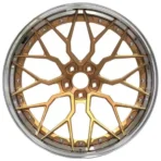 5X112 2 Piece 18 19 20inch Black Hub Yellow Spoke Aluminium Alloy Wheel Rim Alloy Rims - Image 4