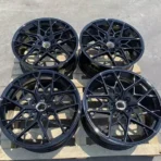 A356 Aluminum Alloy Material Black Color Car Wheel 5 Holes Aftermarket Wheel Rim - Image 3