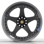 Aftermarket Car Disks 18 Inch Black Polished 5*120/114.3 Pssenger Car Alloy Rims - Image 2