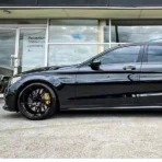 Aftermarket Matte Black 5 Holes Aluminum Alloy Car Wheel Rims with Beautiful Spokes