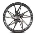 Aftermarket Matte Black 5 Holes Aluminum Alloy Car Wheel Rims with Beautiful Spokes - Image 3