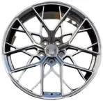 Aftermarket Wheel Rim Black Finished 5 Holes Car Wheel - Image 2