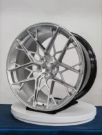 Aftermarket Wheel Rim Black Finished 5 Holes Car Wheel - Image 4