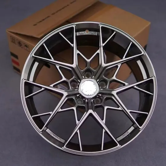 Aftermarket Wheel Rim Black Finished 5 Holes Car Wheel