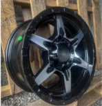 Alloy Car Wheel 15/16inch Et0 6*139.7 Deep Dish Black Rim Forged Milling Monoblock Car Wheels - Image 3