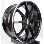 Alloy Casting 16 17 18 Inches 5X114.3 5X120 Rims Black Machined Line Ready to Ship Rims Wheel Original New Design for Passenger Car Wheels