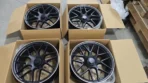 Alloy Wheel Rim Black Half Machined Face 5 Holes Wholesale Aluminum Alloy Wheel Rim - Image 3
