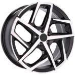 Alloy Wheel Rims 17 Inch 5X127 Matte Black Machined Face Oy17064 Customized - Image 2