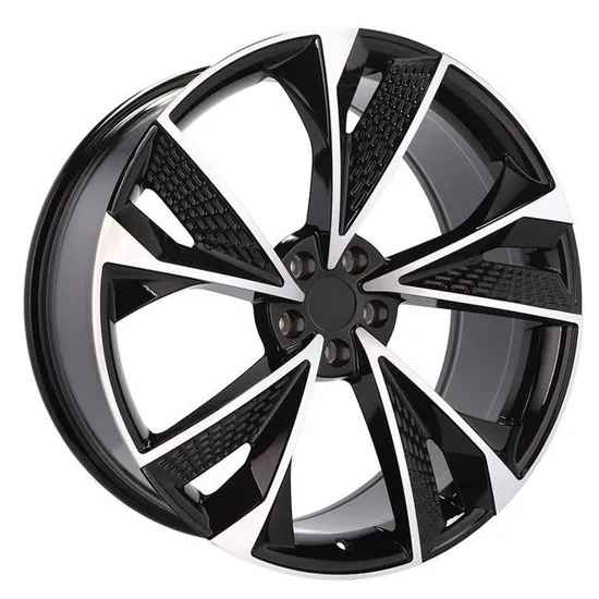 Alloy Wheel Rims 18 Inch 5X112 5 Hole Oy17066 Matte Black Machined Face Forged Wheel Rines