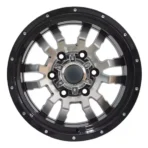 Alloy Wheels 15inch Car 5/6holes Black Aluminum Cold Multi-Spoke 4X4 SUV Wholesale Cast Rims - Image 2