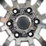 Alloy Wheels 15inch Car 5/6holes Black Aluminum Cold Multi-Spoke 4X4 SUV Wholesale Cast Rims - Image 4