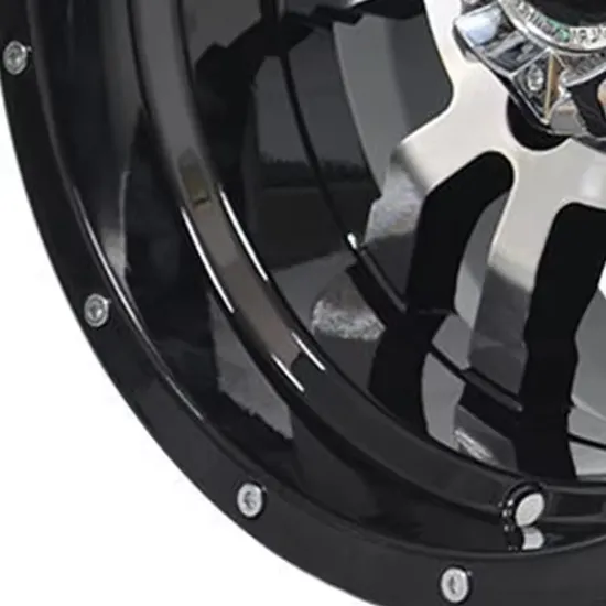 Alloy Wheels 15inch Car 5/6holes Black Aluminum Cold Multi-Spoke 4X4 SUV Wholesale Cast Rims