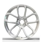 Auto Parts Car Wheel 5 Holes White Painting Aluminum Alloy Car Wheel Durable Car Wheel