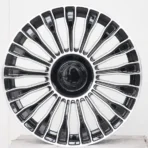 Beautiful 5 Holes 20 Inch Flow Formed Black Machined Car Wheel - Image 4