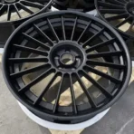 Black Forged 2-Piece Custom Aluminum Alloy 5 Holes Car Wheel - Image 2