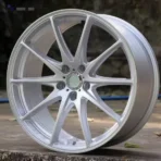 Black Machine Lip Silver Machine Lip Racing Style 4/5 Bolt Patterns Wheel Rim - Image 4