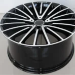 Black Machined 5 Holes Aluminum Alloy Car Wheel Rim