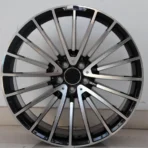 Black Machined 5 Holes Aluminum Alloy Car Wheel Rim - Image 3