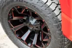 Black Red Assault Off-Road Wheel 15-24inch Deep Concave for 4X4 SUV