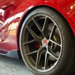 Black Red Silver High Quality 5 Holes Golden Wheel Alloy Car Wheel Rims Concave Car Wheel