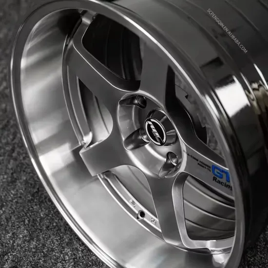 Black Silver Bronze White Color Chrome 16 17 18 19 Size Car Wheel Rim Mag 4/5 Holes