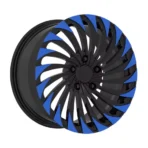 Blue Black 15 16 17 18 19 Inch Full Size Black Replica Wheel Car Wheel Durability Car Accessories - Image 2